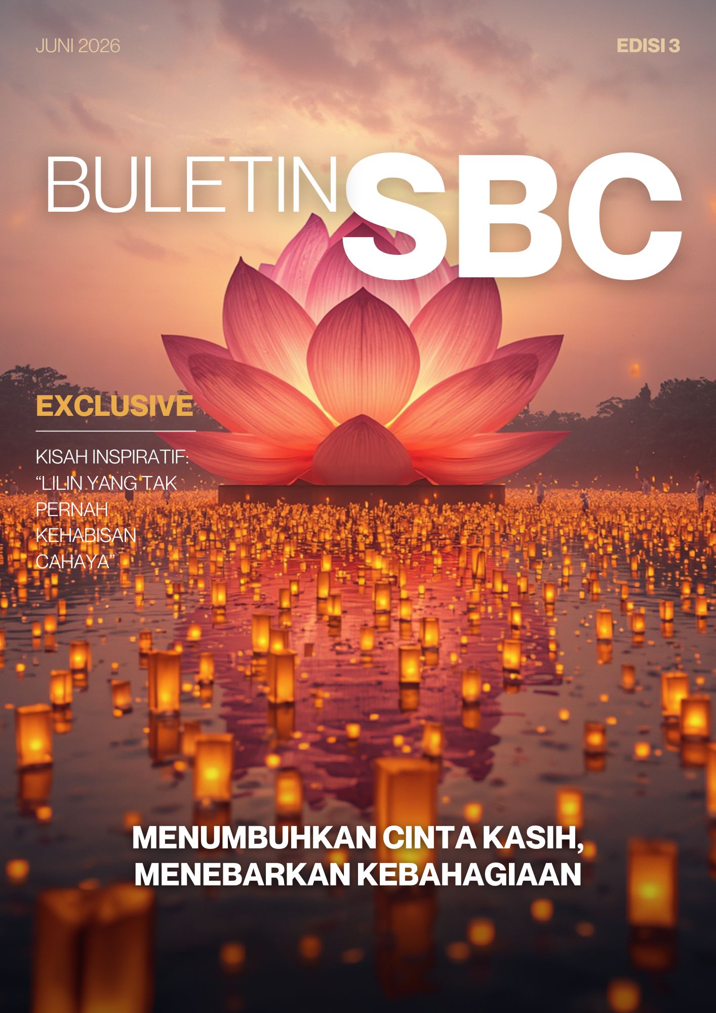 buletin sbc edisi 3 menumbuhkan cinta kasih, menebarkan kebahagiaan